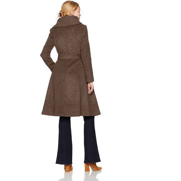 Cole Haan Women's Asymmetrical Coat Wool Size 4 - Picture 3 of 3